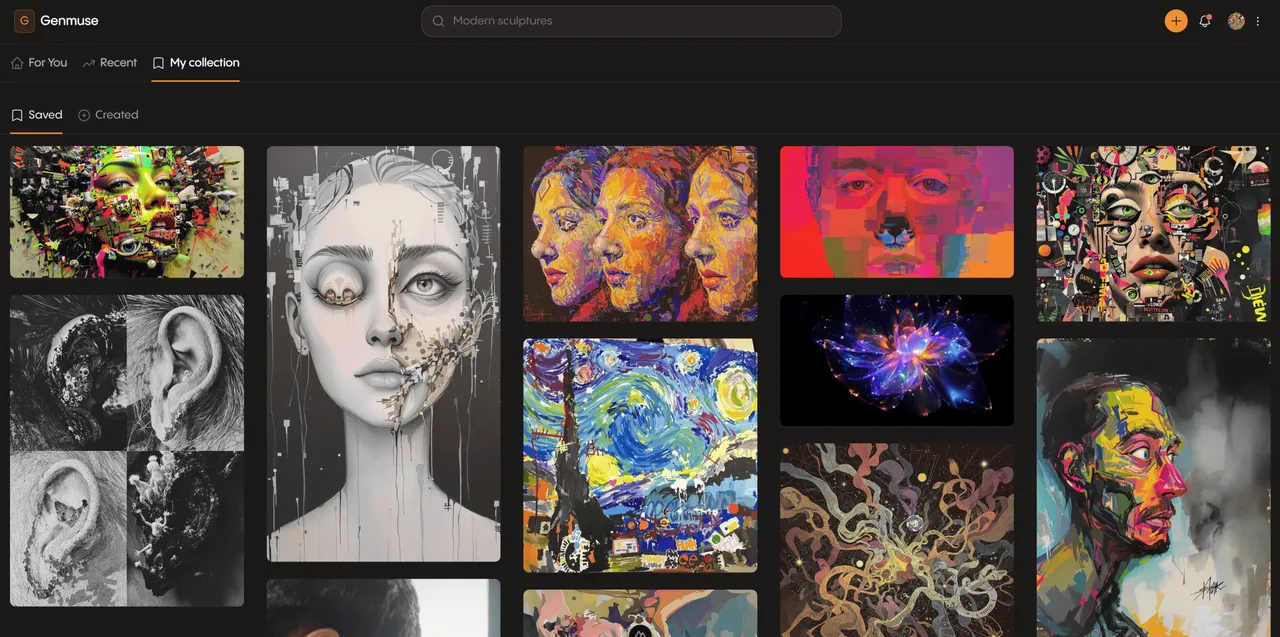 Genmuse Generative AI Art app